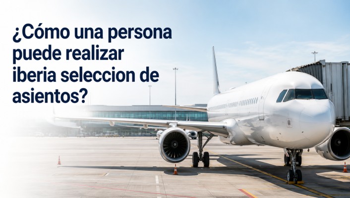 ¿Cómo una persona puede realizar iberia seleccion de asientos?