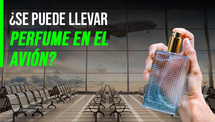 Se puede llevar perfume en el avión